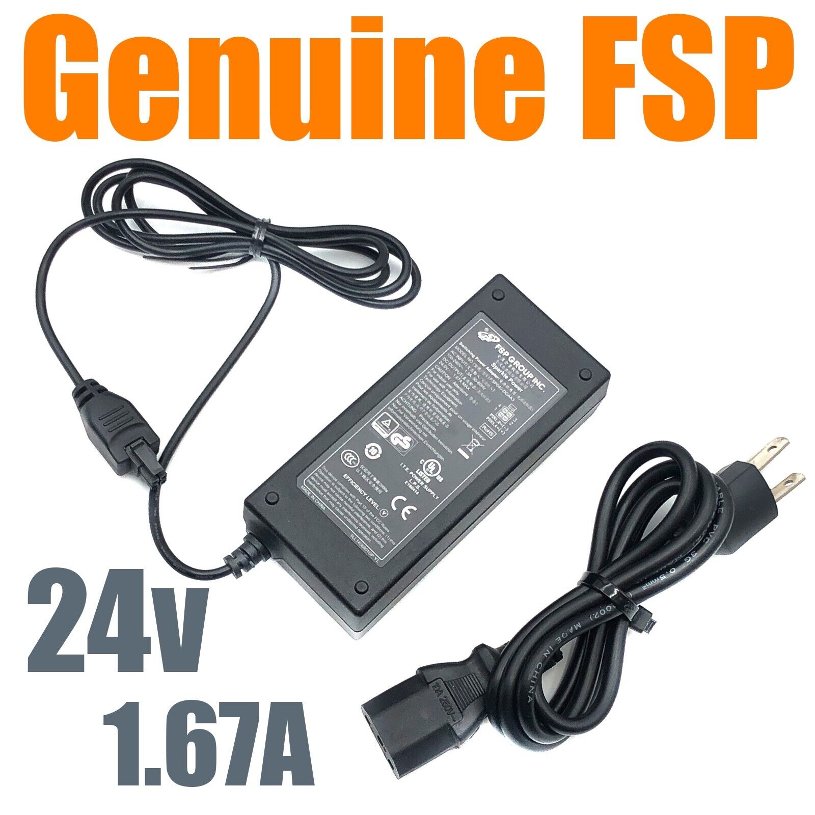 *Brand NEW*Genuine FSP 24V 1.67A Switching Power Adapter FSP040-DGAA3 4-Pin Plug Power Supply